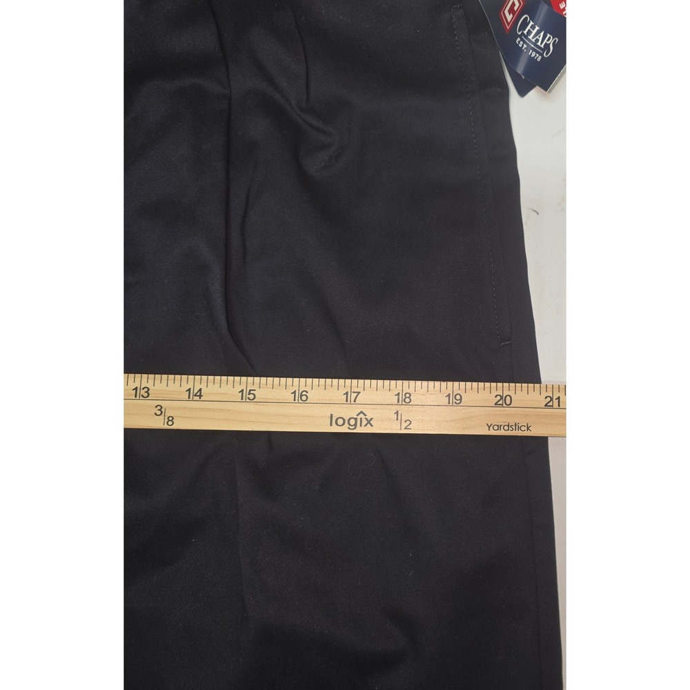 3 Pack NWT Chaps Mens Double Pleat Chino Pants Wrinkle/Stain Resistant W33xL32 - Picture 9 of 12